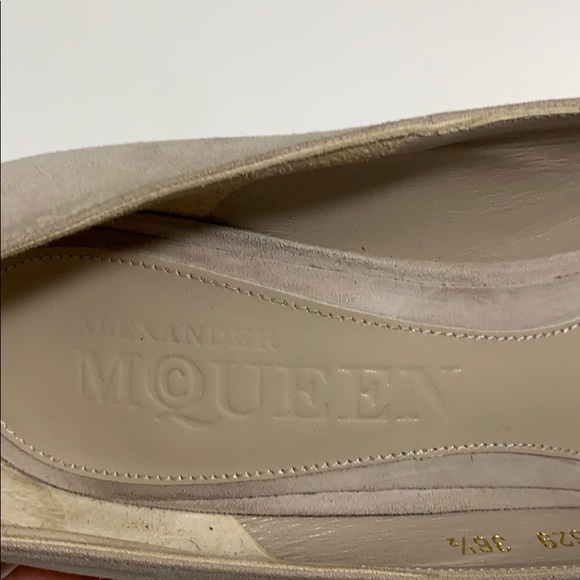 Alexander McQueen Gray Pumps Open Toe 6,5 - Picture 6 of 12